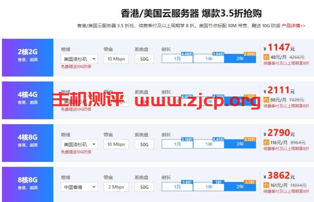 恒创科技：242元/半年/2GB内存/50GB硬盘/不限流量/5Mbps-10Mbps带宽/DDOS/KVM/洛杉矶CN2 GIA