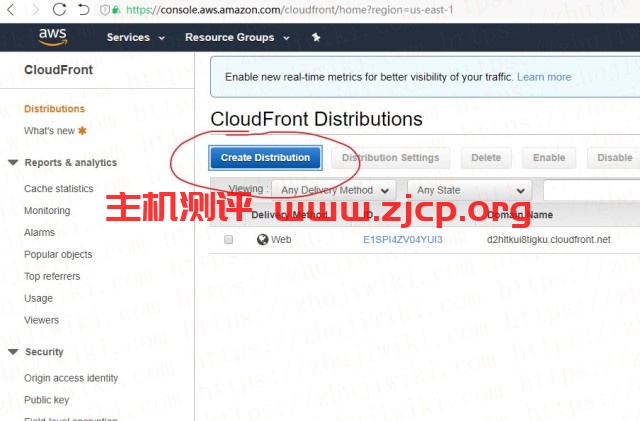 AWS CloudFront（AWS CDN）设置、使用教程；为WordPress加速